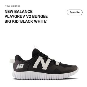 New Balance Playgruv V2 Black and White Kids' Shoes